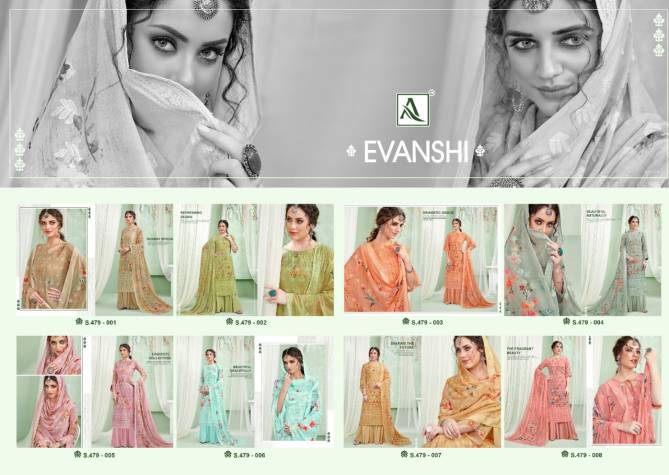 Alok Evanshi Latest fancy Festive Wear Pure Georgette Digital Printed  with self chiefly work Designer Dress Material Collection
